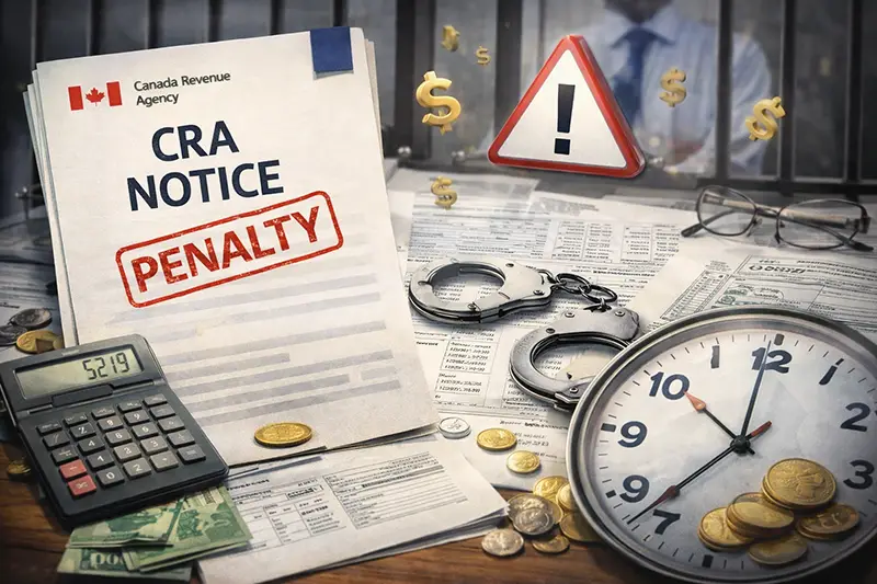 CRA Tax Penalties Canada 2026: Fines, Interest & Relief | Olanur