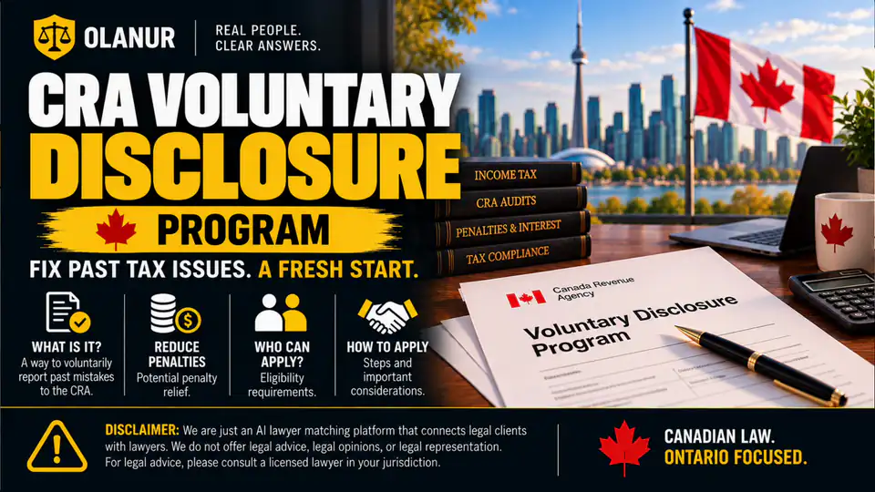 CRA Voluntary Disclosure Program 2026: How One Letter Changes Your Relief, click to play video