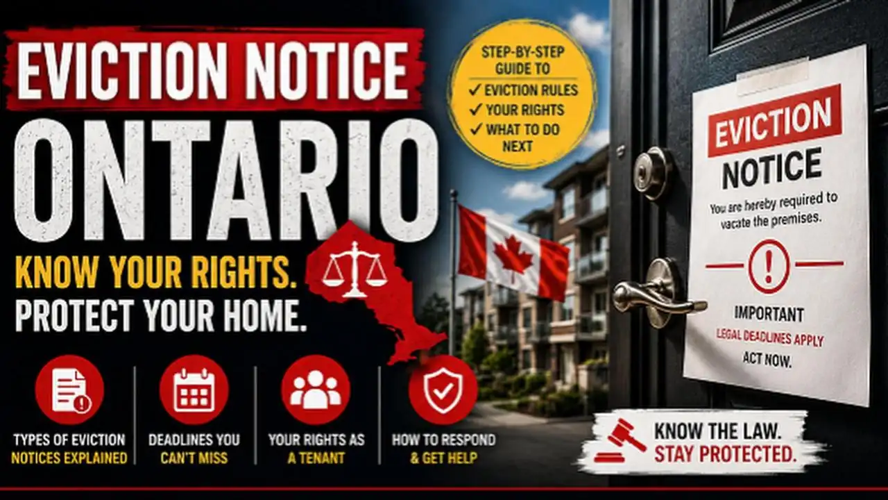 Eviction notice Ontario explained: what an N4, N11, N12 and N13 actually mean, the notice periods and the compensation owed, click to play video